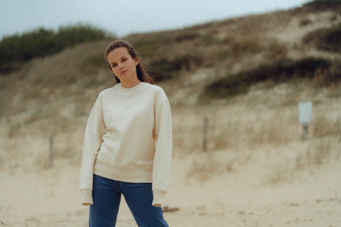 SWEATER x HUETTEHUETTE | natural raw