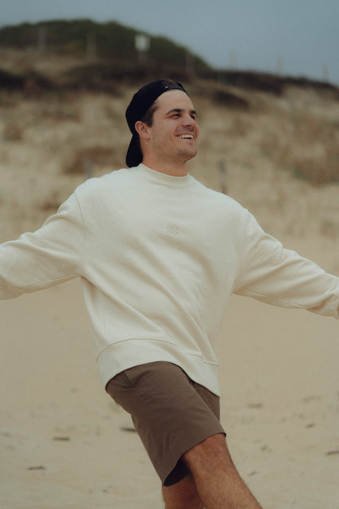 SWEATER x HUETTEHUETTE | natural raw