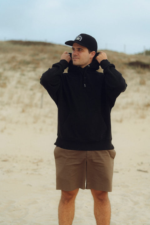 HOODIE x HUETTEHUETTE | black