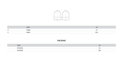 BEANIE x HUETTEHUETTE | natural raw