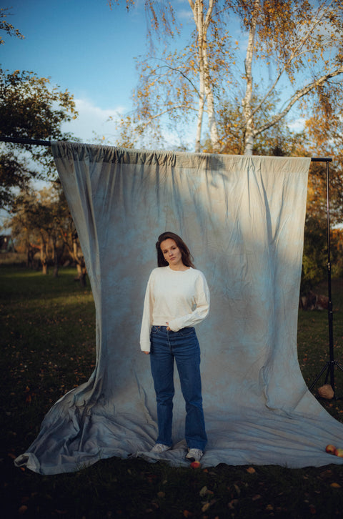 SWEATER x HUETTEHUETTE | natural raw