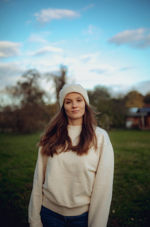 BEANIE x HUETTEHUETTE | natural raw