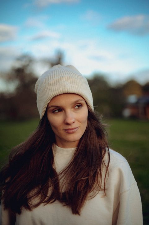 BEANIE x HUETTEHUETTE | natural raw