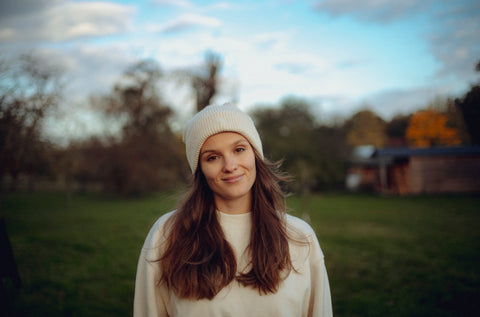 BEANIE x HUETTEHUETTE | natural raw