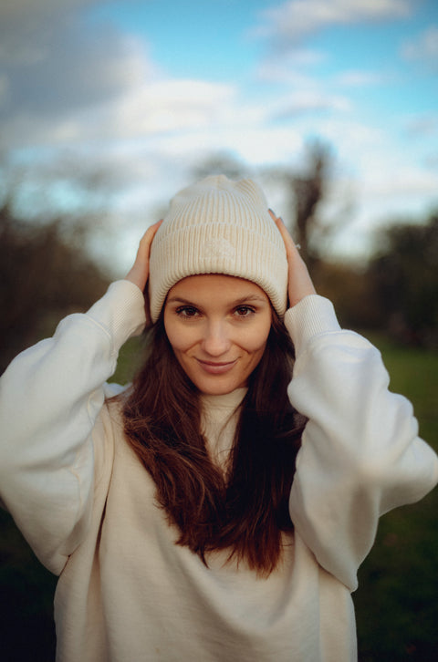 BEANIE x HUETTEHUETTE | natural raw