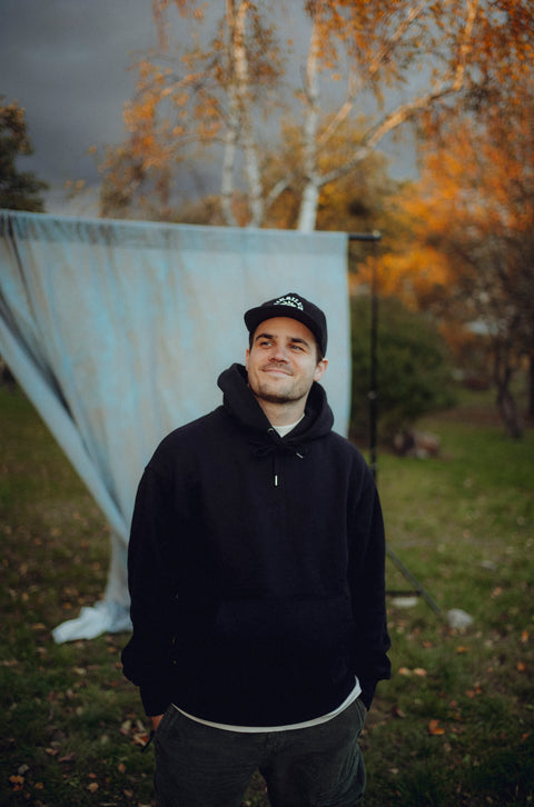 HOODIE x HUETTEHUETTE | black