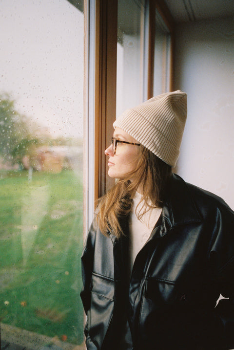 BEANIE x HUETTEHUETTE | natural raw